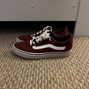 maroon vans
